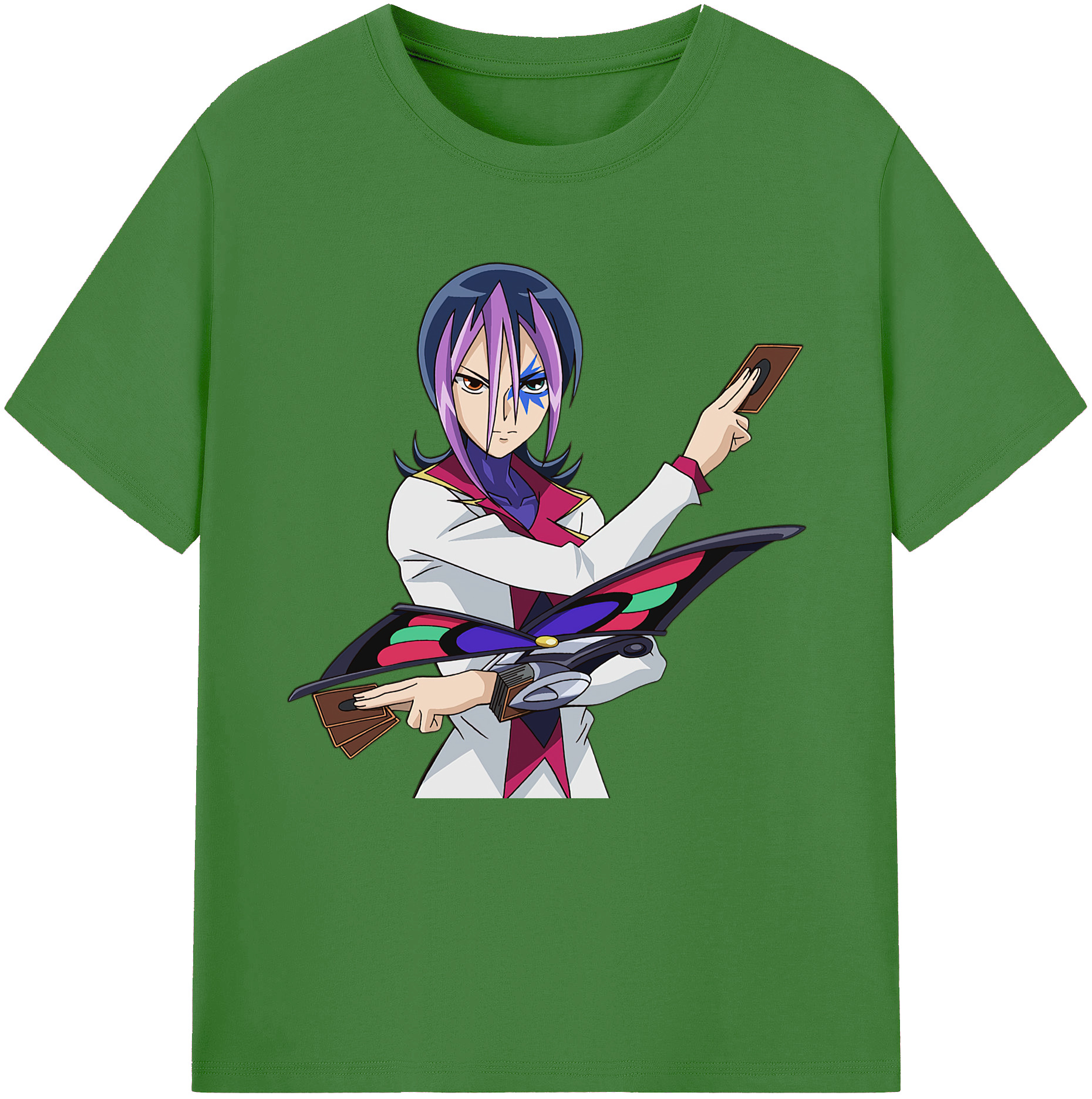 （画像用） 遊☆戯☆王 Yu-Gi-Oh! レディースカジュアルプリントTシャツ（綿100％）